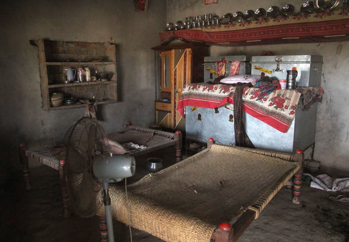A view of a room where a Pakistani teenage girl was raped in Muzaffarabad, taken on July 26.
