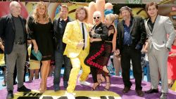 LOS ANGELES, CA - July 23, 2017: Patrick Stewart, Jennifer Coolidge, James Corden, T. J. Miller, Christina Aguilera, Anna Faris, Jake T. Austin, Steven Wright at the World Premiere of Columbia Pictures and Sony Pictures Animation ÒThe Emoji MovieÓ.