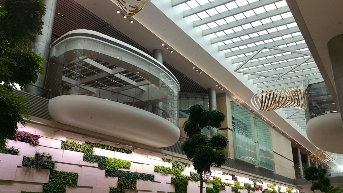 Changi Airport's new terminal has a boutique feel.
