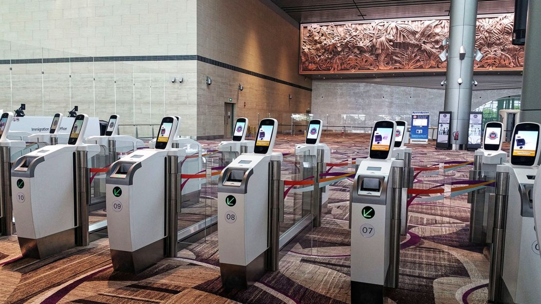 The automatic two-in-one departure gate will speed up boarding processes.