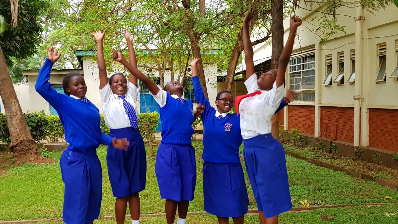 The five Kenya girls, 'The Restorers', created an app called i-Cut, designed to connect girls affected by Female Genital Mutilation (FGM) to legal and medical assistance.