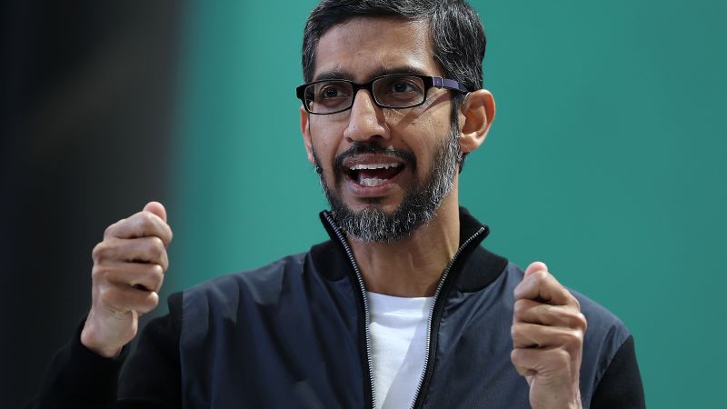 Google’s CEO says it’s still considering a censored search engine in China | CNN Business