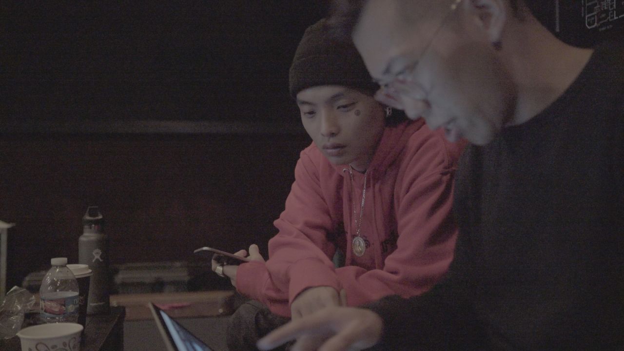 (Left) Dongheon Lee, better known as Keith Ape