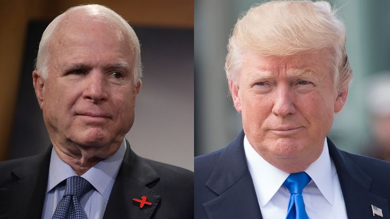 Trump Ignores Questions On John McCain 3 Times | CNN Politics