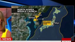 North Korea Missile Launch Map