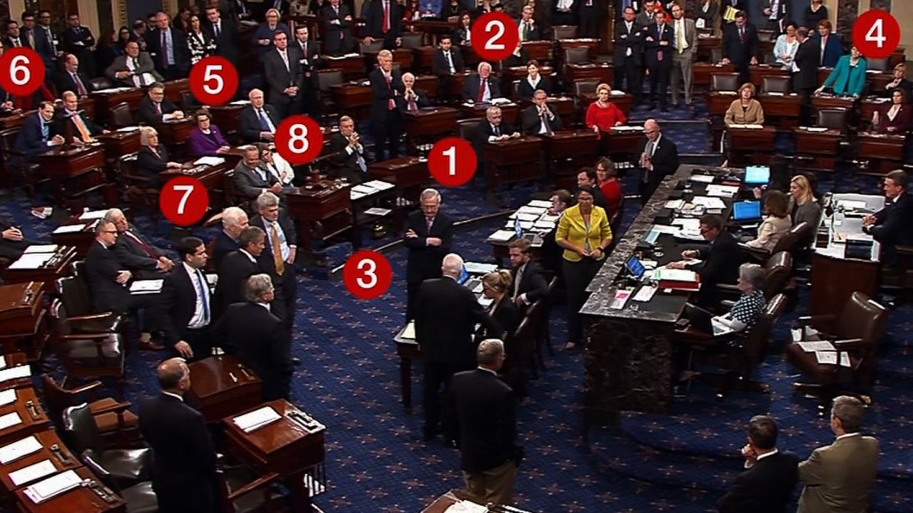 senators react mccain