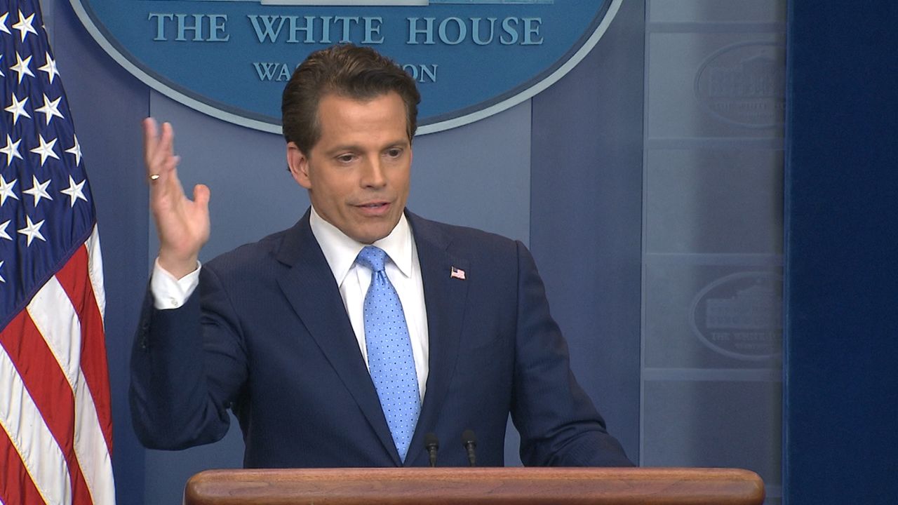 scaramucci press conference