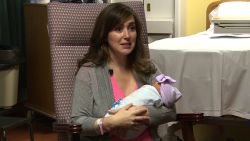 doctor delivers baby before giving birth to own