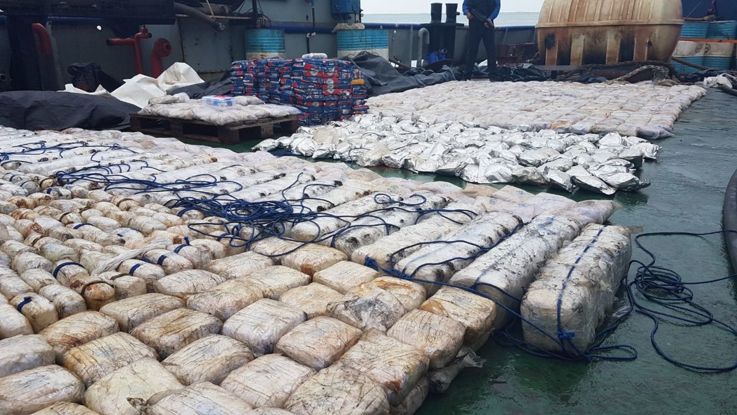 The ship was on its way from Iran when it was intercepted by the Indian Coast Guard with more than 3000 pounds of heroin on board. 