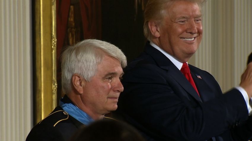 Trump Awards First Medal Of Honor Cnn