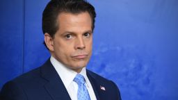 Anthony Scaramucci, named Donald Trump's new White House communications director speaks during a press briefing at the White House in Washington, DC on July 21, 2017.  
Anthony Scaramucci, named Donald Trump's new White House communications director, is a millionaire former hedge fund investor who shores up the stable of bankers in the president's inner circle.It is the first administration role for the 53-year-old Republican fundraiser with telegenic looks who has long been an articulate surrogate for the president and who was first named to his transition team last November.