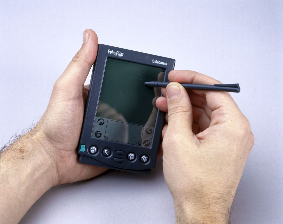 90s tech Palm Pilot