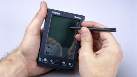 90s tech Palm Pilot