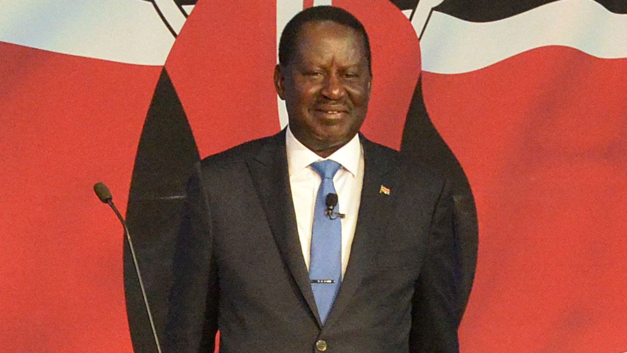 Raila Odinga is promising to fight corruption, create jobs and improve food security.