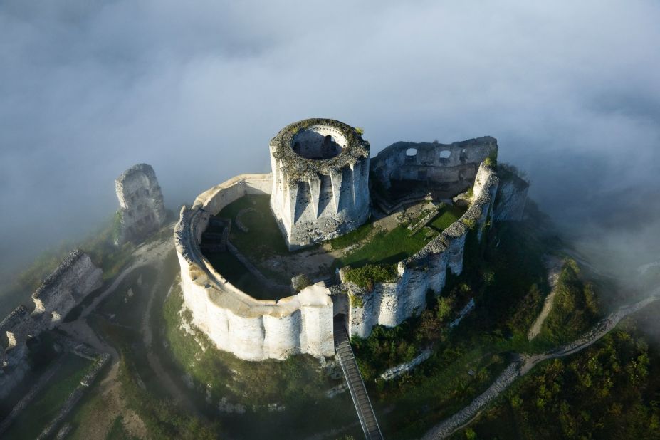 <strong>Abandoned castles -- Chateau Gaillard, Normandy, France:</strong> Magnificent ruined fortresses are the focus of Kieron Connolly's latest book "Abandoned Castles" -- including the imposing 12th century Chateau Gaillard on the River Seine. Built on the command of Richard the Lionheart, it was viewed as impregnable until it was captured by the French in 1204. By the 16th century the chateau had become the atmospheric ruin it is today.