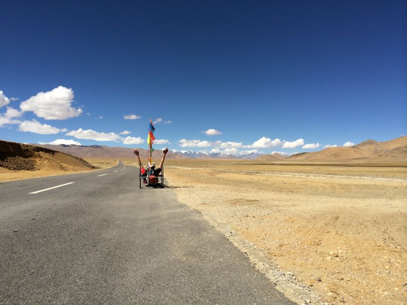 Darke continues to have adventures well beyond professional competitions. Handbiking across Tibet in 2014 was just one of her expeditions. 