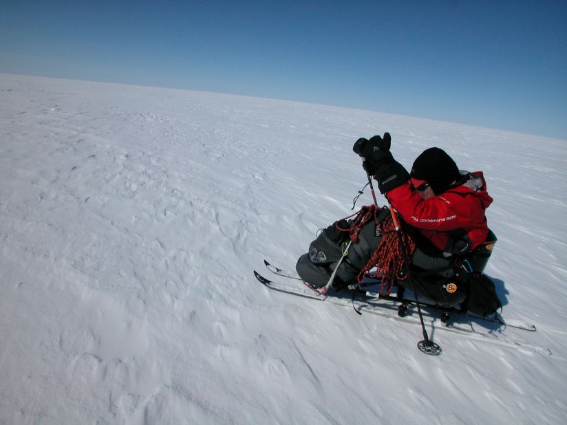 Darke also took part in a sit-skiing expedition across Greenland in 2007.