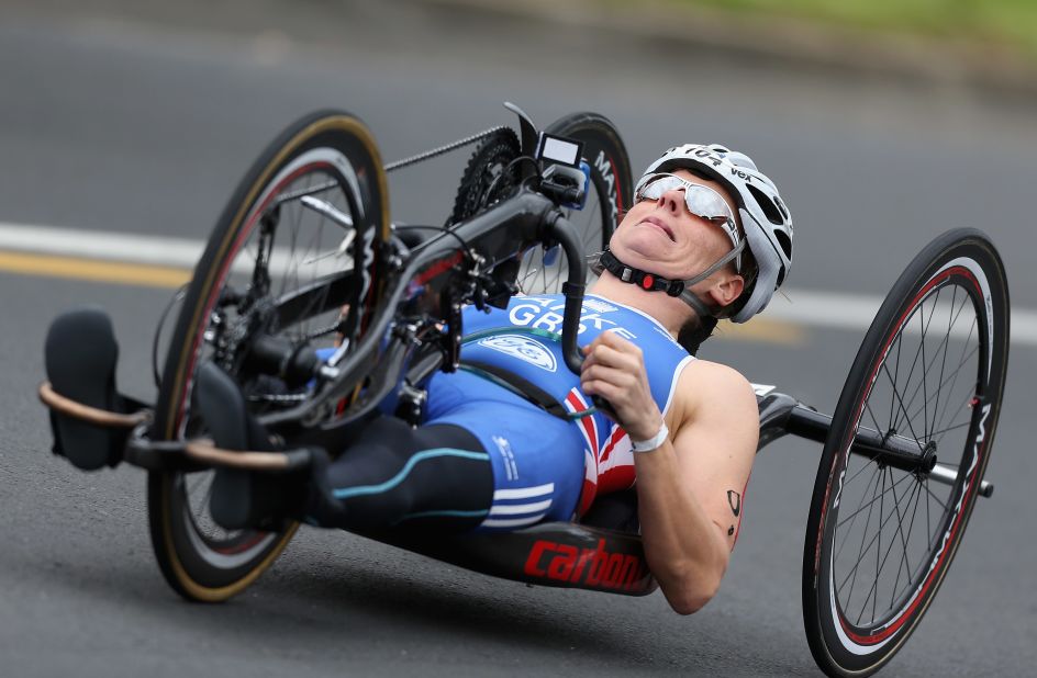 Darke has also become an accomplished paratriathlete, racing for Great Britain.