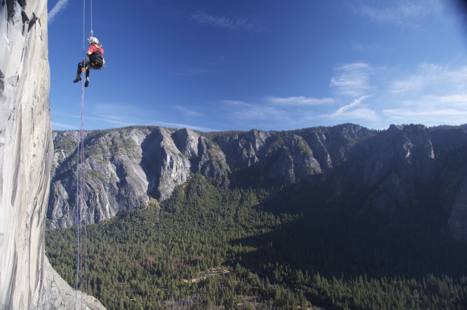An accomplished climber before her accident, she's continued to scale new heights. She climbed the 3,000-foot cliff El Capitan in Yosemite in 2008.<br /> 