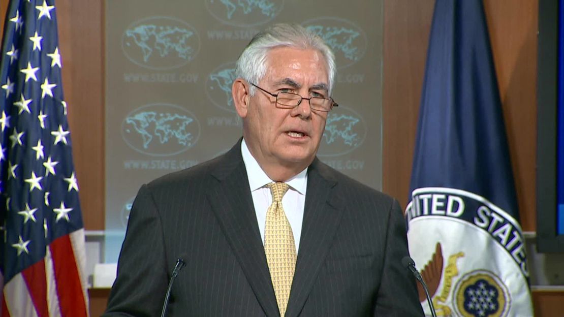 rex tillerson north korea china talks state dept sot _00000000