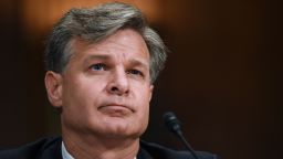 Christopher Wray testifies before the Senate Judiciary Committee on his nomination to be director of the Federal Bureau of Investigation in the Dirksen Senate Office Building on Capitol Hill on July 12, 2017 in Washington, DC.  / AFP PHOTO        (Photo credit should read /AFP/Getty Images)