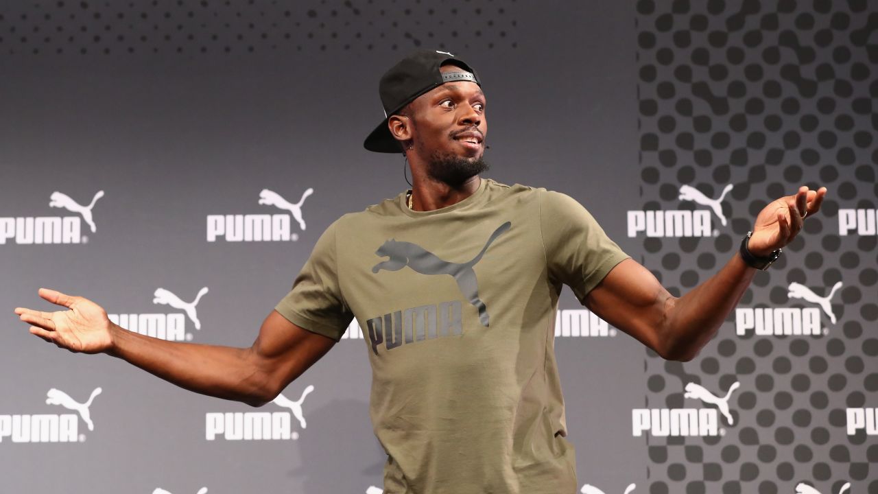 Bolt was in good spirits at his press conference ahead of the 2017 World Athletics Championships 