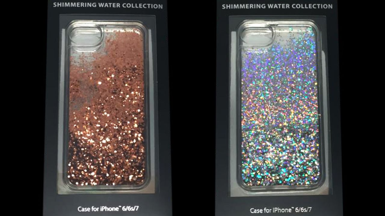A recall of MixBin Electronics' liquid glitter iPhone cases went into effect August 1. 