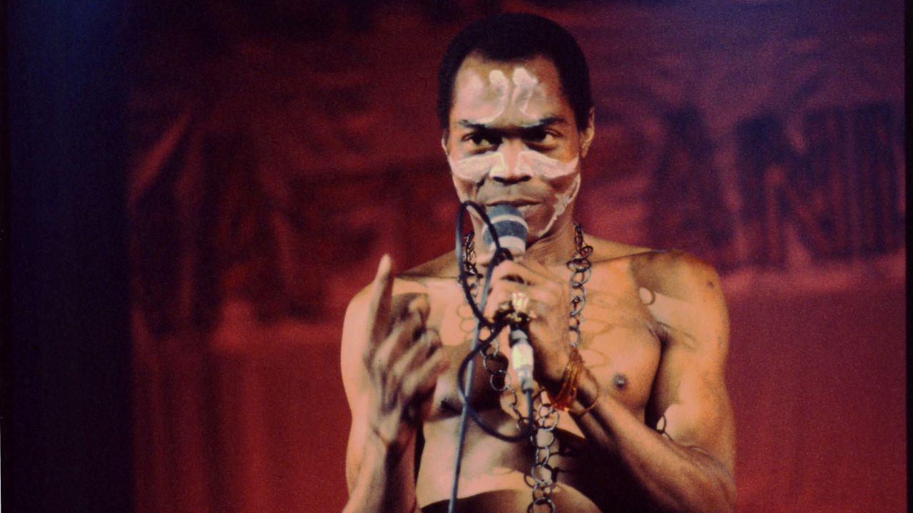 UNSPECIFIED - CIRCA 1980:  Photo of Fela Kuti  (Photo by David Corio/Michael Ochs Archives/Getty Images)