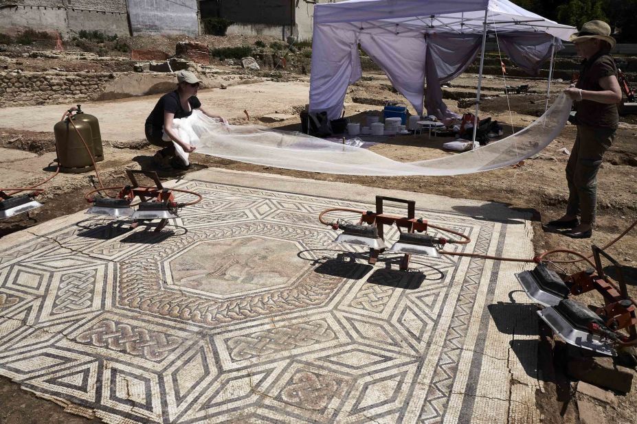 Archaeologists unearthed a well-preserved ancient Roman neighborhood in the suburb of Sainte-Colombe in southeastern France. They were excavating a site where three new buildings were planned.