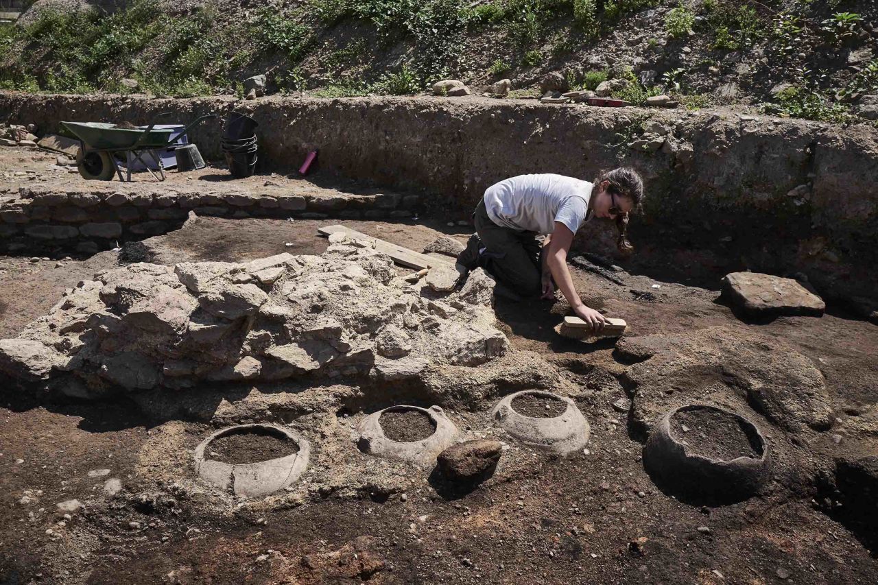 Archaeologists have been working on the site in southeastern France since September. 