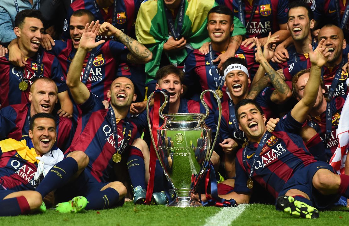 The last time Barcelona won the Champions League was way back in 2015.