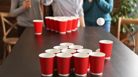 A study found that 100% of the bacteria on a pingpong ball transferred directly into the beer it landed in. 