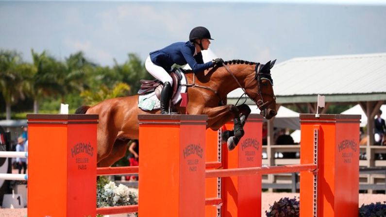 On top of all her duties as de facto CEO of Team Walker, she also manages to squeeze in her passion for amateur showjumping, competing around the US in up to 15 competitions a year.