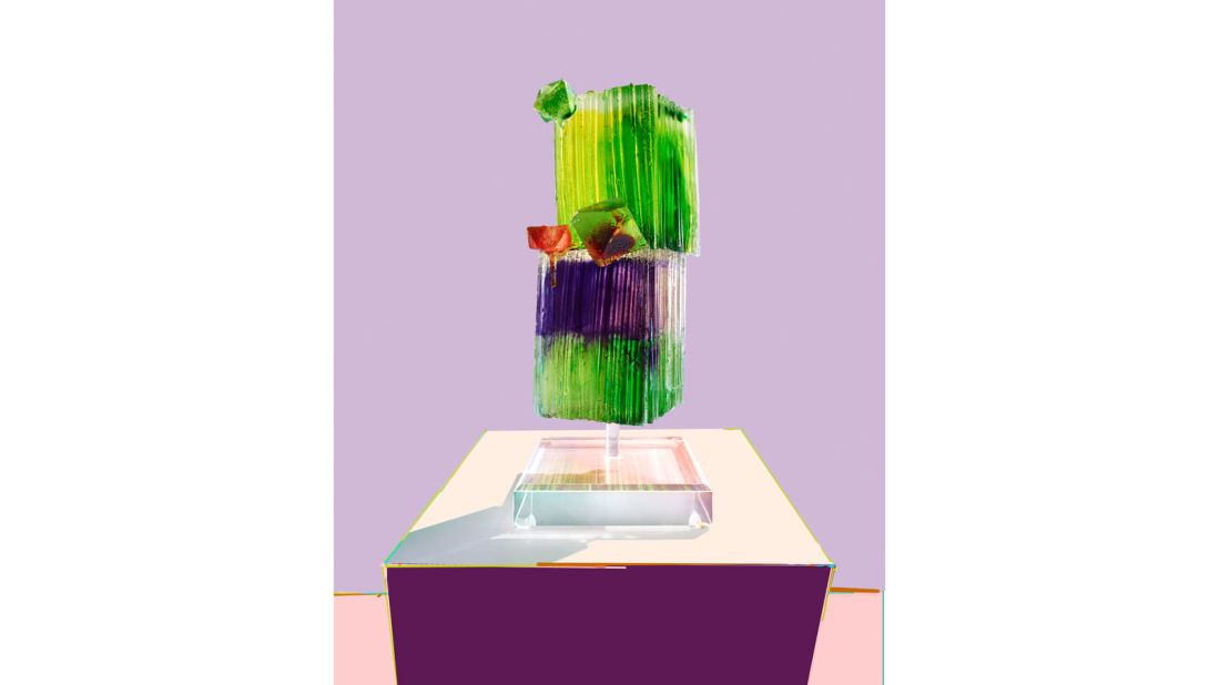 The exhibition takes place at Furth Yashar & gallery in Los Angeles. The founders of the gallery are trying to blur the lines between food and art by showcasing edible art in their gallery