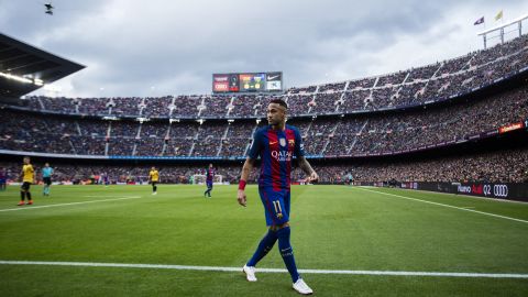 Since arriving to Barcelona in 2013, Neymar has helped the club win the Champions League, two league titles and three Copa del Reys. He has scored more than 100 goals.