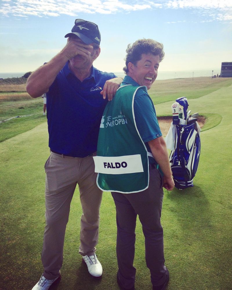Caddying for golf legend Nick Faldo CNN