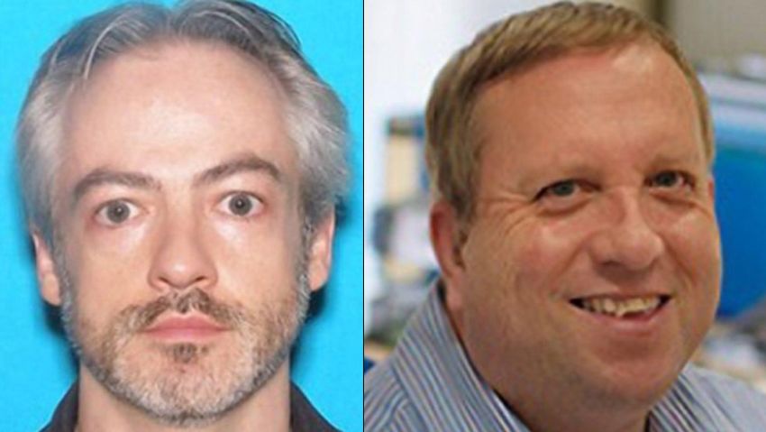 Wyndham Lathem (left) and Andrew Warren (right) are wanted in connection with a murder on June 27. 