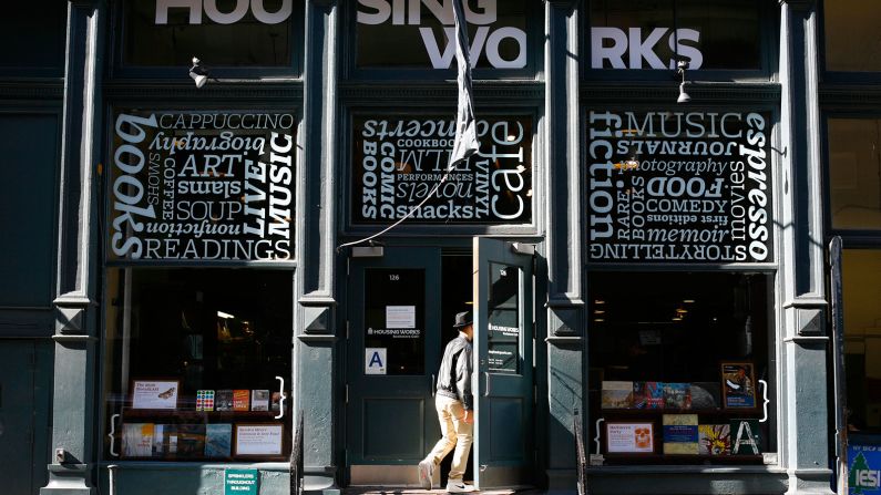 <strong>Housing Works:</strong> This bookstore and event space raises money to support the homeless and people living with AIDS.