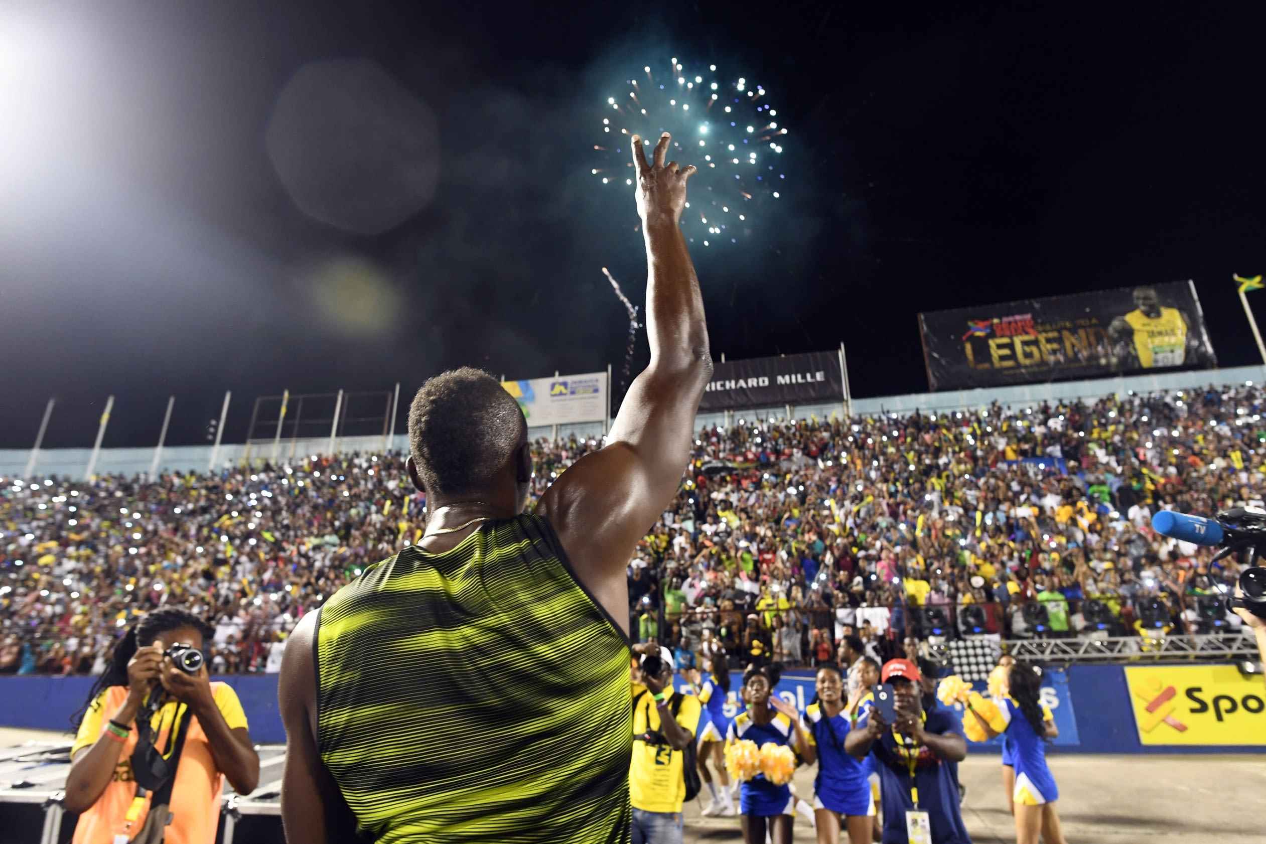 Usain Bolt has the coolest celebration in sports