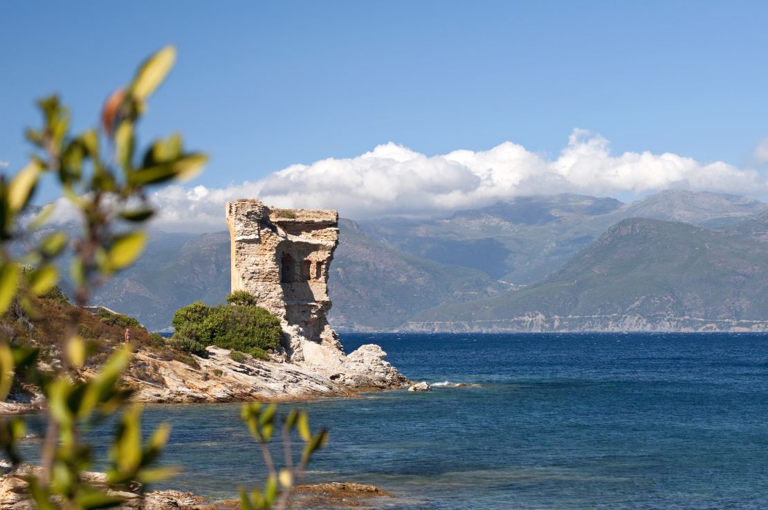 Genoese tower, Saint Florent, Corsica, France