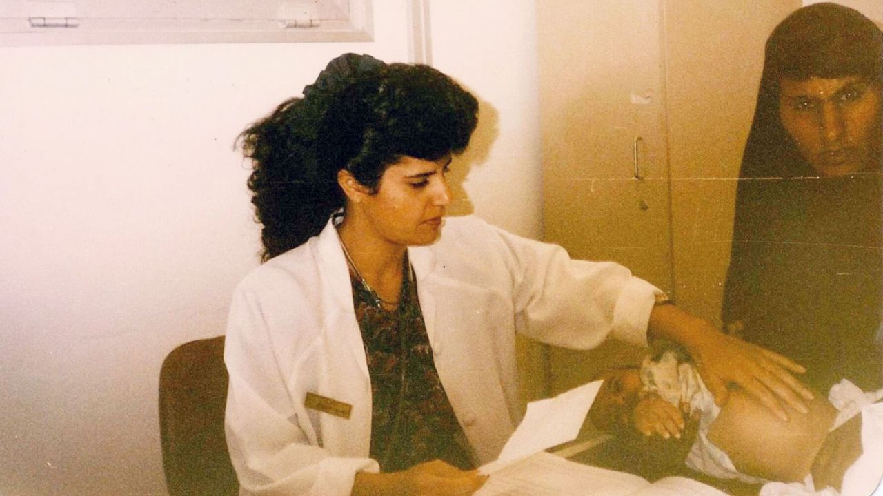 Layla Sulaiman, an Iraqi refugee, practiced medicine for 17 years before coming to the US, where she is unable to practice.