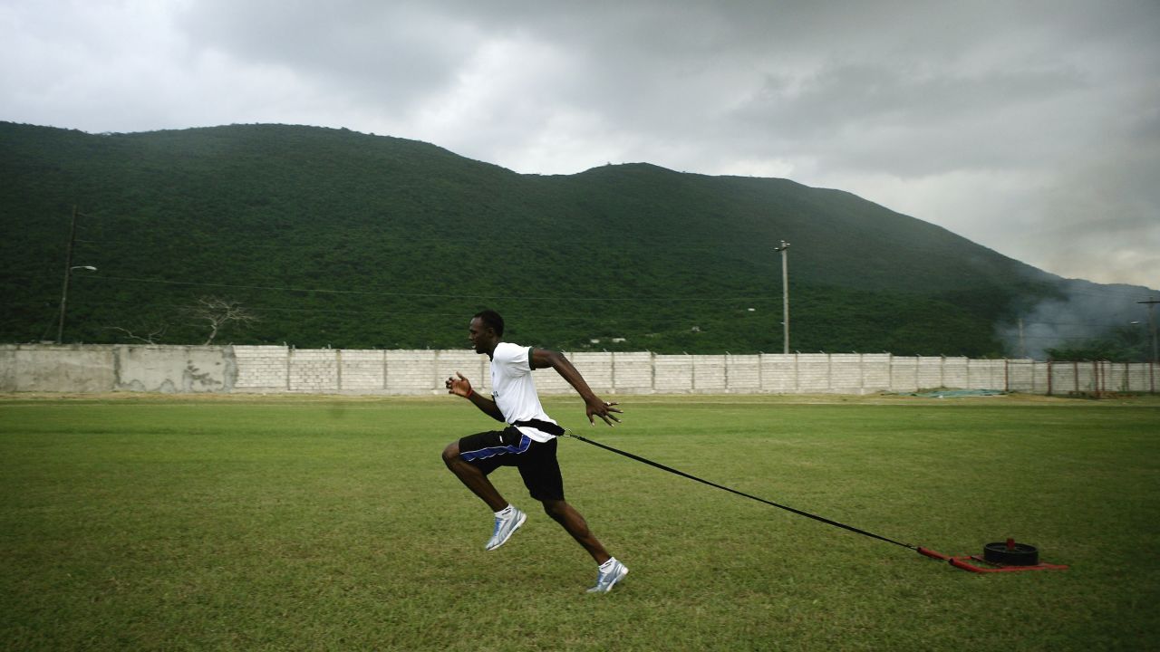 Bolt trains in Kingston, Jamaica, in 2006.