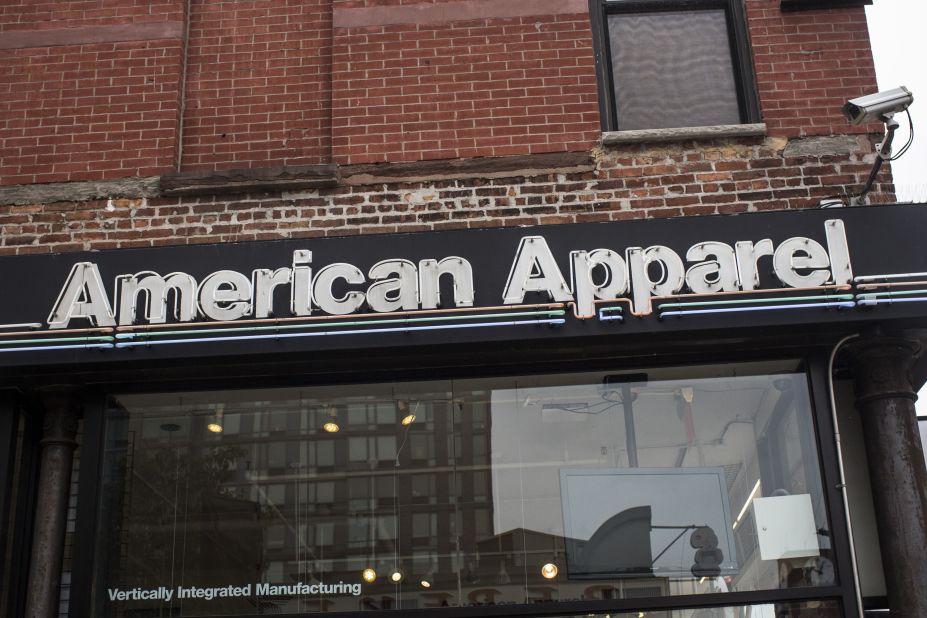 Troubled clothing retailer American Apparel made extensive use of Helvetica in their stores and advertising. They also produced a line of t-shirts showcasing the whole alphabet in Helvetica Black.