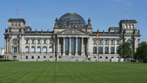The Reichstag building is a popular tourist attraction in Berlin.