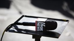 Mandatory Credit: Photo by Justin Lane/Epa/REX/Shutterstock (8135976a)
A Fox News Mic is Seen Across the Street From Trump Tower in New York New York Usa on 22 November 2016 Representatives From a Number of Major Television Networks Attended an Off-the-record Meeting with President-elect Donald Trump on Monday a Meeting in Which Trump Reportedly Criticized Many of Them For Their Work During the Election United States New York
Usa New York Trump Media - Nov 2016

