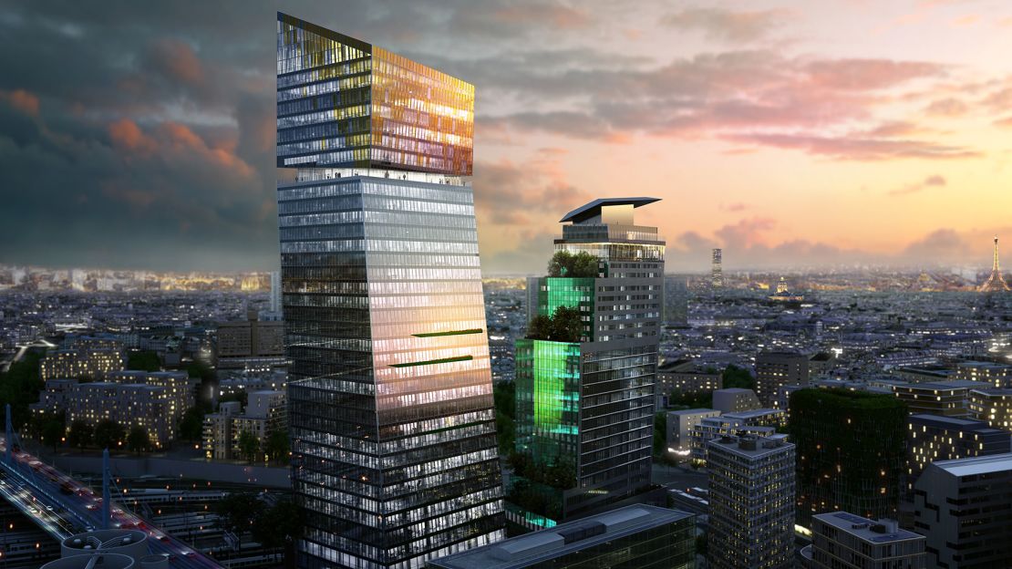 DUO, a Wired certified building under construction in Paris, designed by Jean Nouvel.