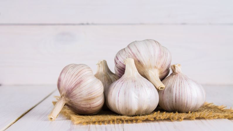 Garlic is the edible bulb of the lily family and is widely promoted as a health aid for high blood pressure, cancer, cholesterol and the common cold. But the National Center for Complementary and Integrative Health says<a href="index.php?page=&url=https%3A%2F%2Fnccih.nih.gov%2Fhealth%2Fgarlic%2Fataglance.htm" target="_blank" target="_blank"> the research</a> into these claims is inconclusive. The center recommends adding garlic to foods but warns that it can increase the risk of bleeding in those on warfarin or needing surgery and can interfere with some drugs, including one that treats HIV.