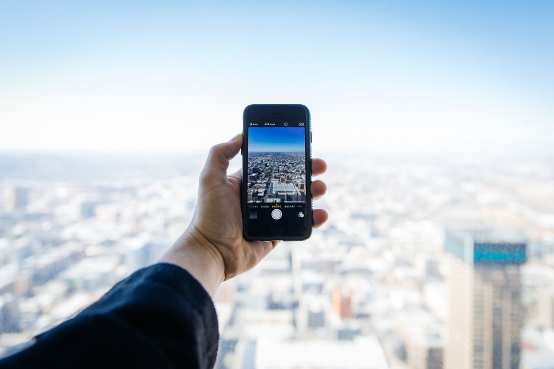 The power of the phone: Instagram now dictates travel for many.