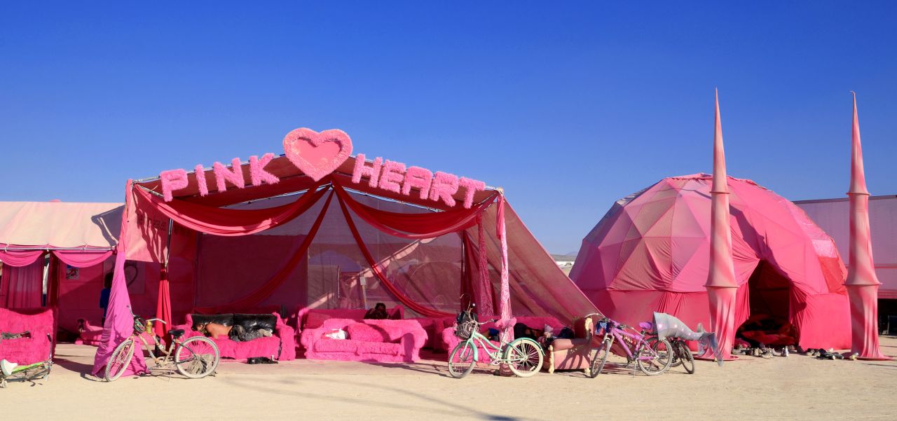 The Pink Heart Camp by John "Halcyon" Styn was made in 2013.