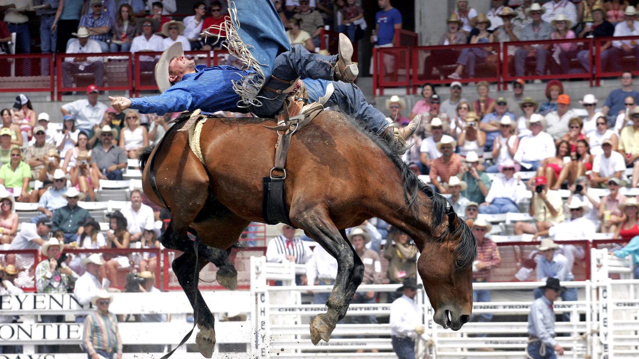 Cheyenne Frontier Days in Wyoming happens in July.